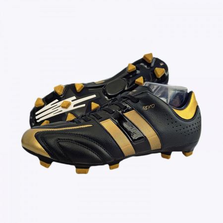 حذاء كرة قدم - أسود + ذهبي